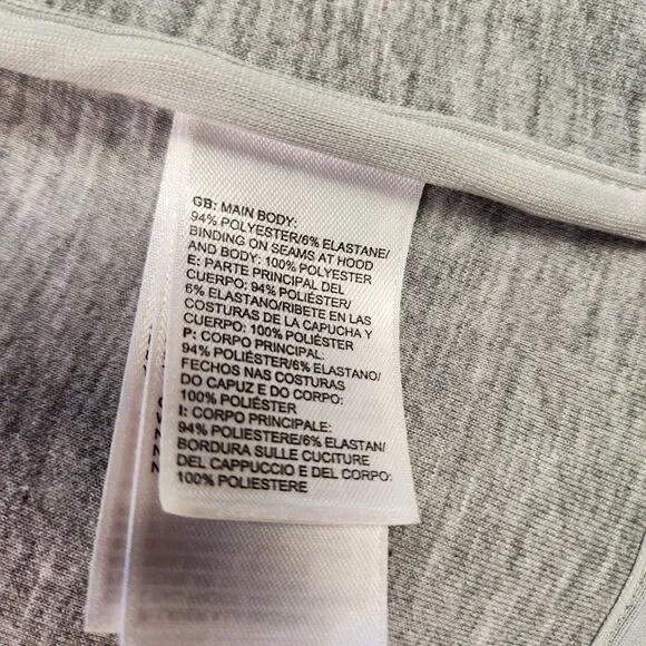 The North Face Jacket Womens Medium Gray Snap Hoodie - Picture 12 of 13